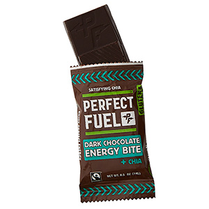 perfect fuel dark chocolate energy bite chia